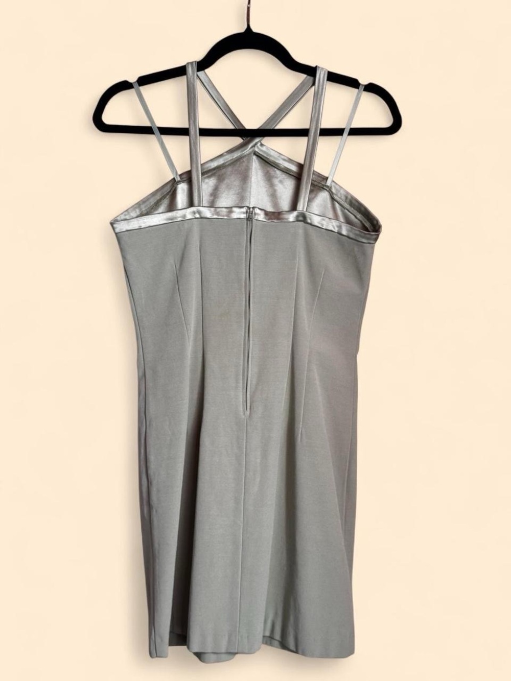 vintage sage cache mini dress - Picture 3 of 3